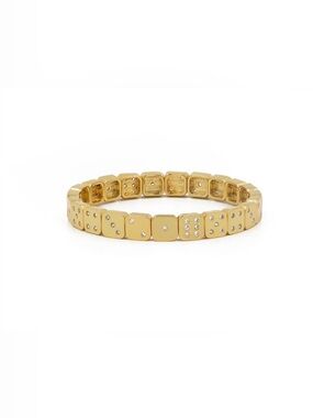 Lisa Gozlan The Dice Bracelet CZ NEW